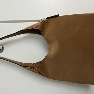 Coach sand suede Brooklyn 28 hobo bag